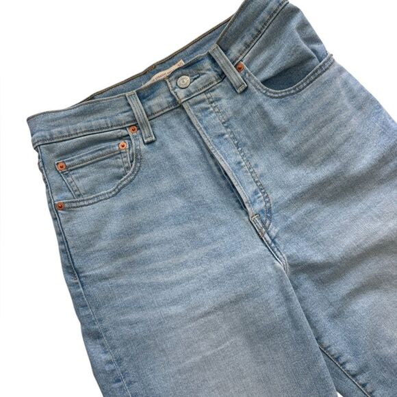 Levis RIBCAGE STRAIGHT ANKLE WOMEN'S JEANS 30x27 - Picture 4 of 9